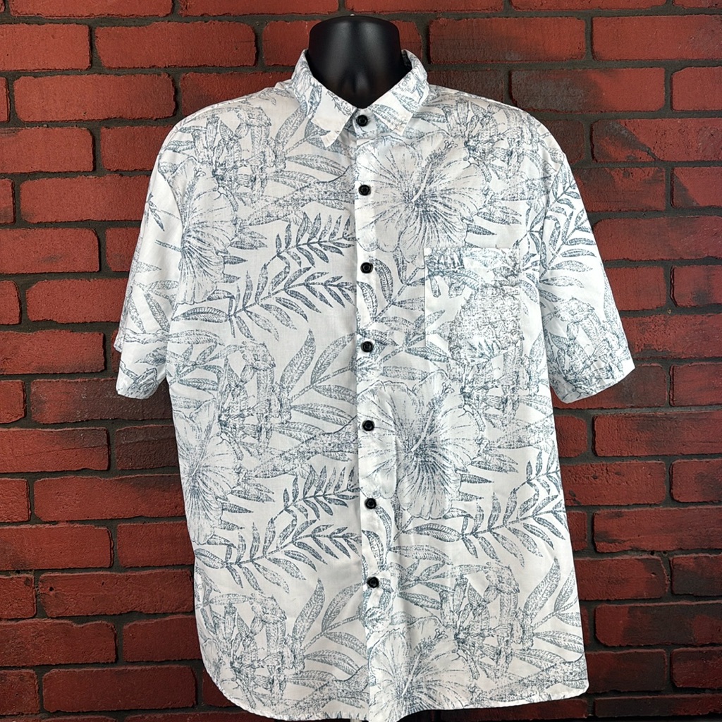 Joga Shirtl Mens Xl Button Up Short Sleeve